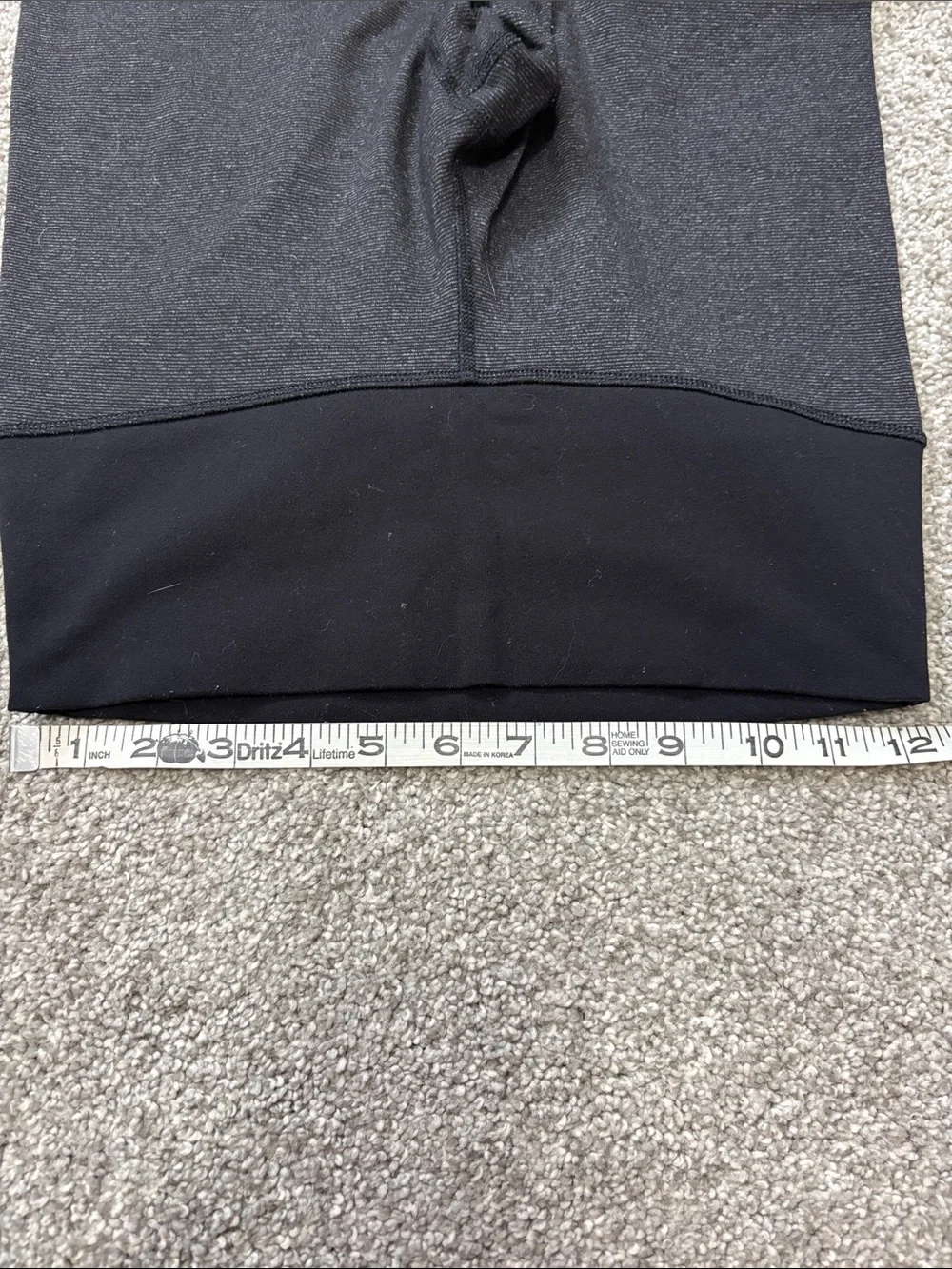 Lululemon Black/Gray Leggings